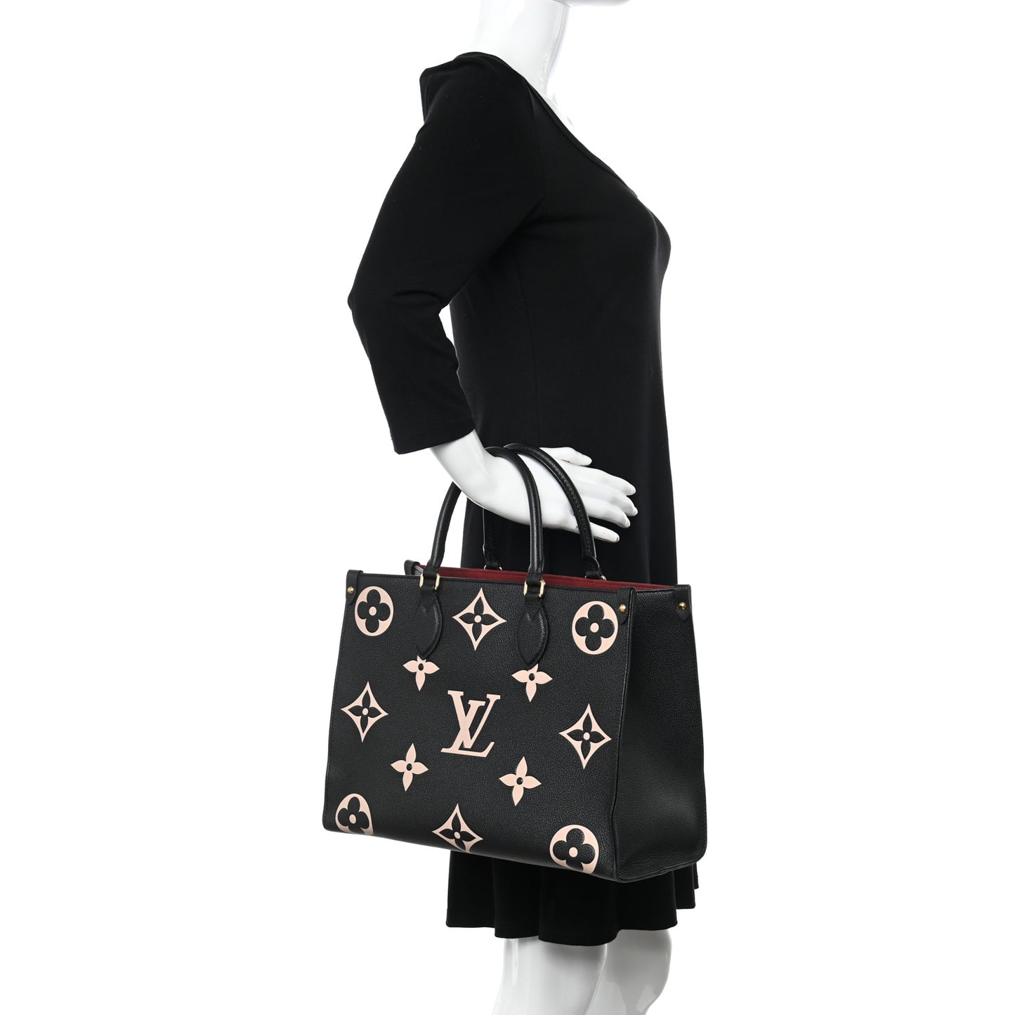Empreinte Monogram Giant Onthego MM Black Beige