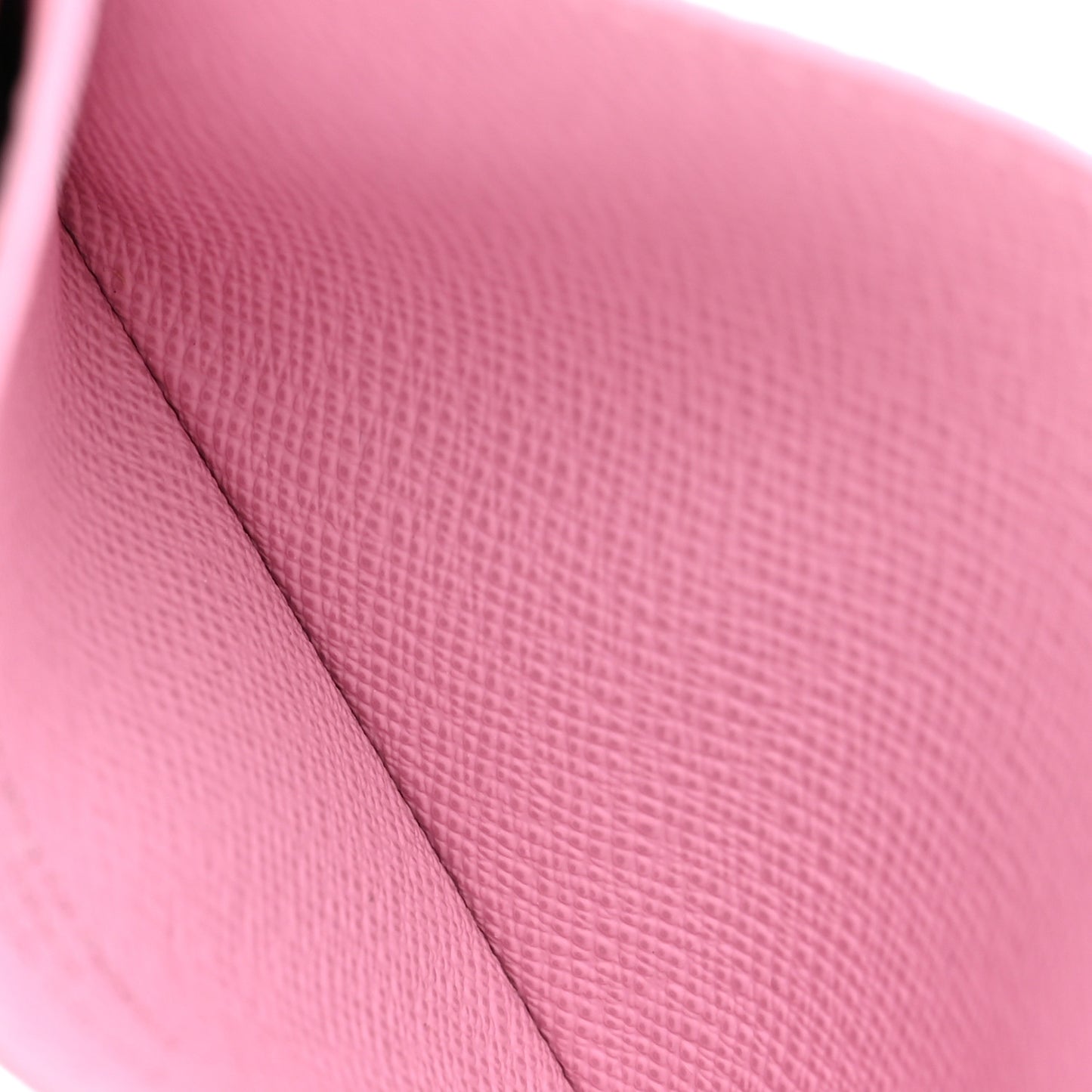 Monogram Double Card Holder Pink