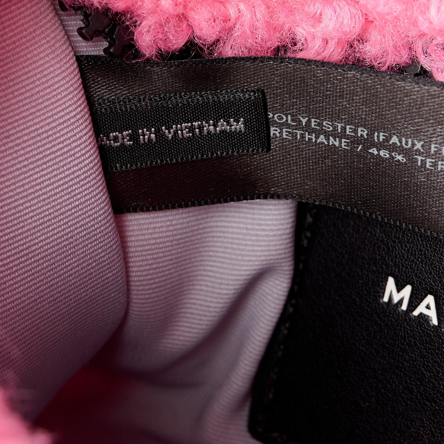 Marc Jacobs Polyester Cotton Mini The Teddy Traveler Tote Bag Fluffy Pink 7 of 11