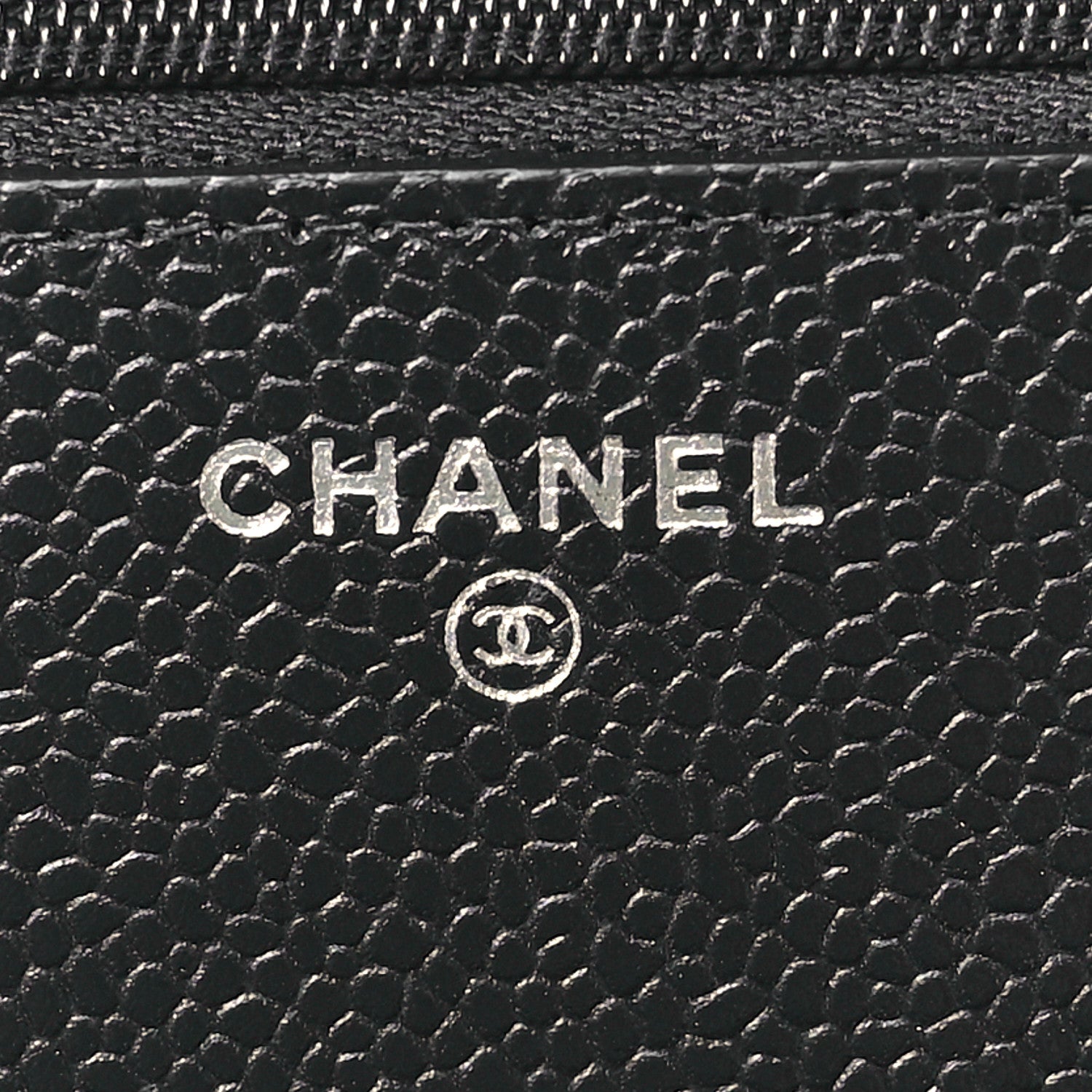 Chanel Caviar Quilted Wallet On Chain WOC Black 6 of 12