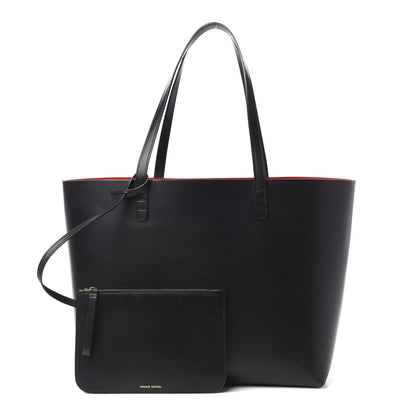 Mansur Gavriel Calfskin Large Shopping Tote Black Flamma 1 of 11