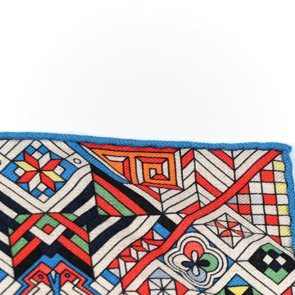 Hermes Cashmere Silk Le Jaguar Et Le Colibri Shawl 140 6 of 9