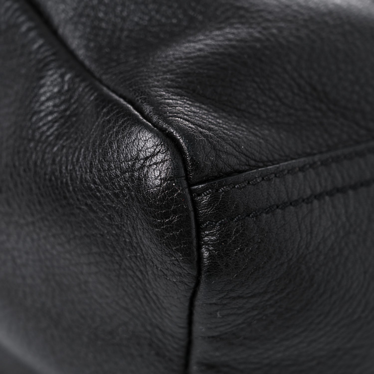 Givenchy Pebbled Calfskin Medium Pyramid Stud Pandora Dark Brown 8 of 15