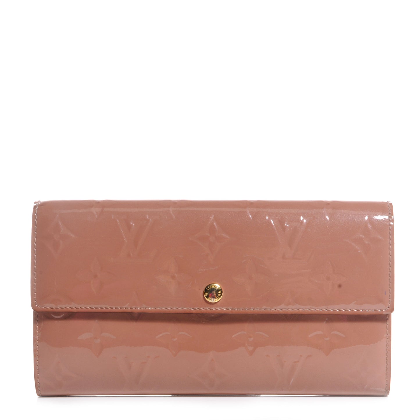 Vernis Sarah Wallet Rose Velours