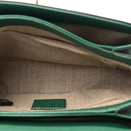 Gucci Dollar Calfskin Interlocking G Crossbody Bag Emerald 6 of 12