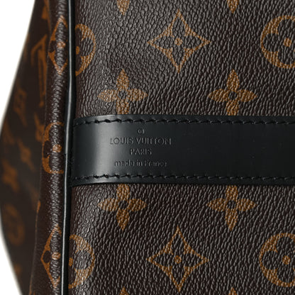 Louis Vuitton Monogram Macassar Keepall Bandouliere 55 6 of 13