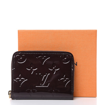 Louis Vuitton Vernis Zippy Coin Purse Wallet Amarante 7 of 7