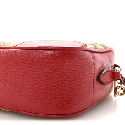 Gucci Monogram Mini Bree Messenger Bag Red 10 of 10