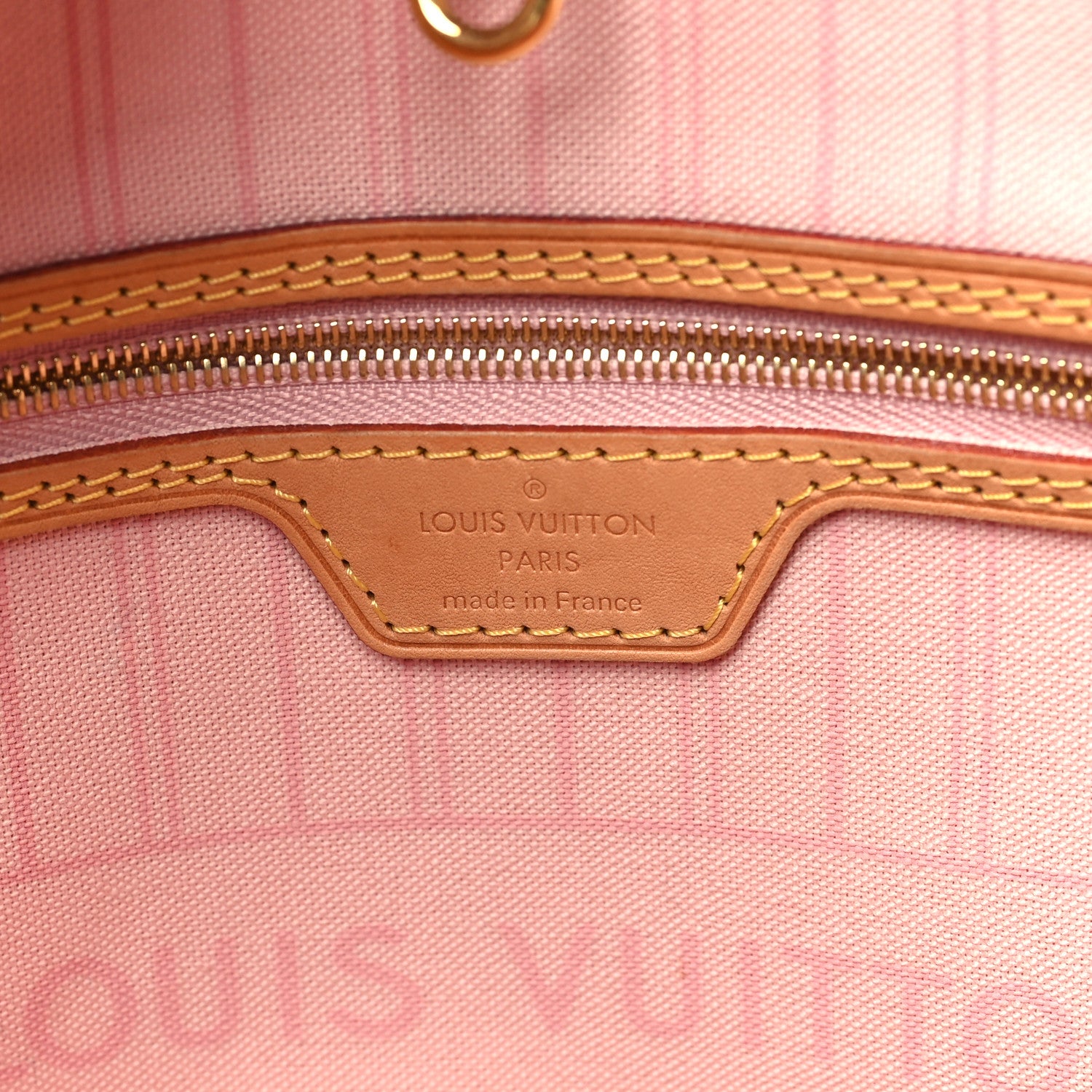 Louis Vuitton LOUIS VUITTON Damier Azur Neverfull MM Rose Ballerine 6 of 8