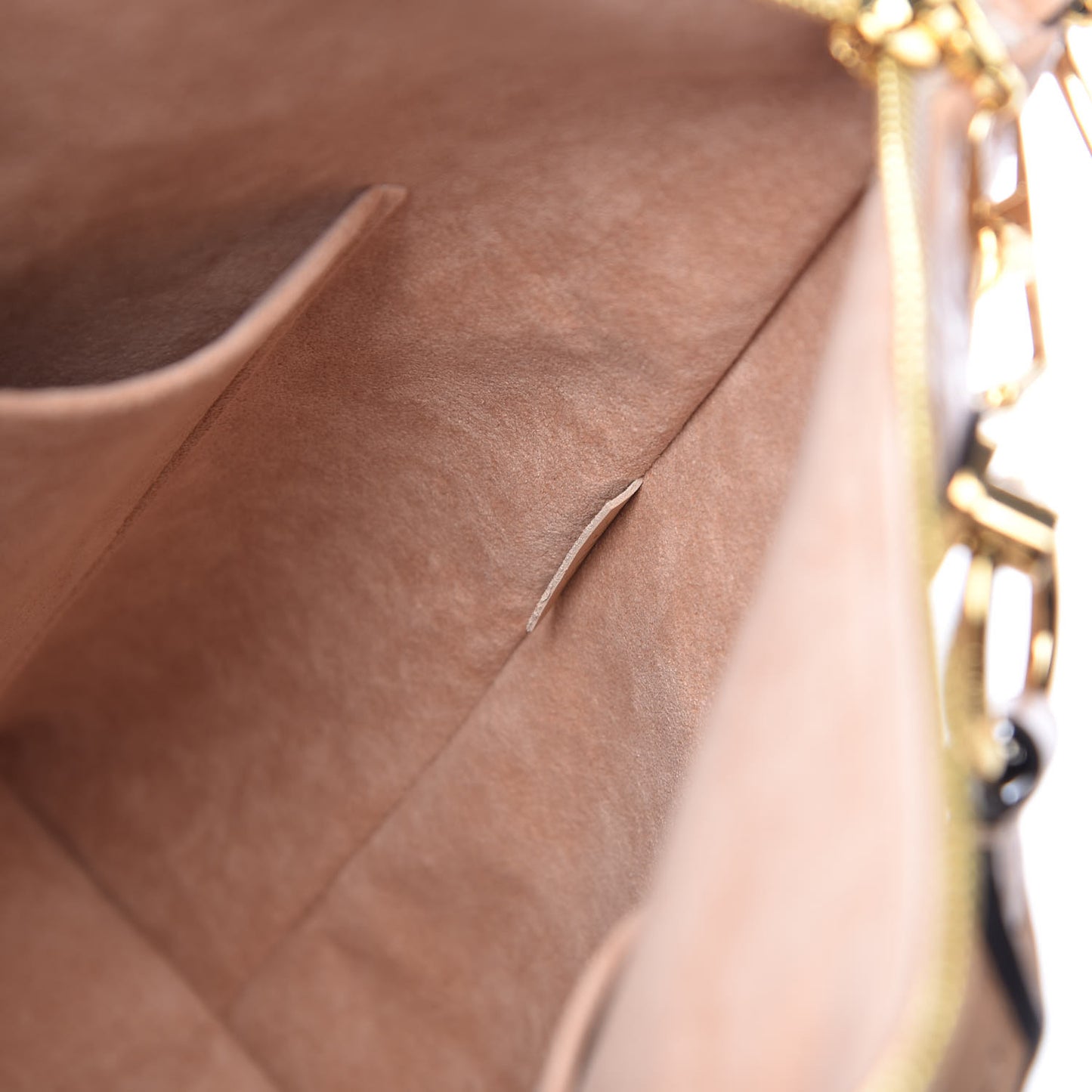 Empreinte V Tote MM Beige Rose Creme