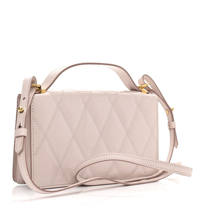 Givenchy Goatskin Quilted GV3 Strap Wallet Pale Pink 3 of 10