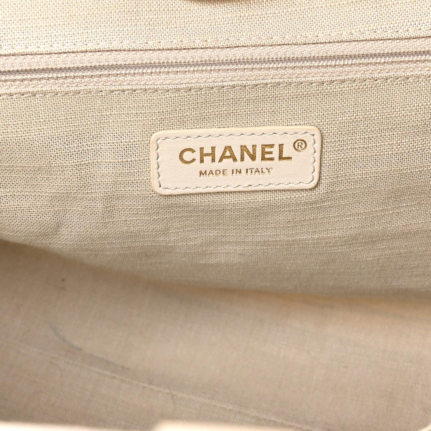 Mixed Fibers Small Deauville Tote White