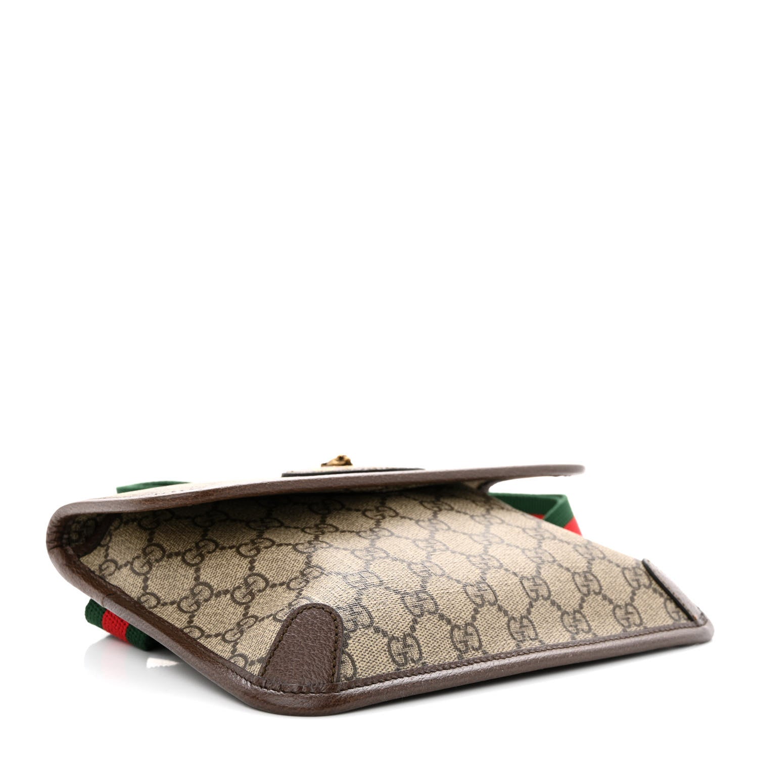 Gucci GG Supreme Monogram Neo Vintage Web Belt Bag Brown 4 of 10