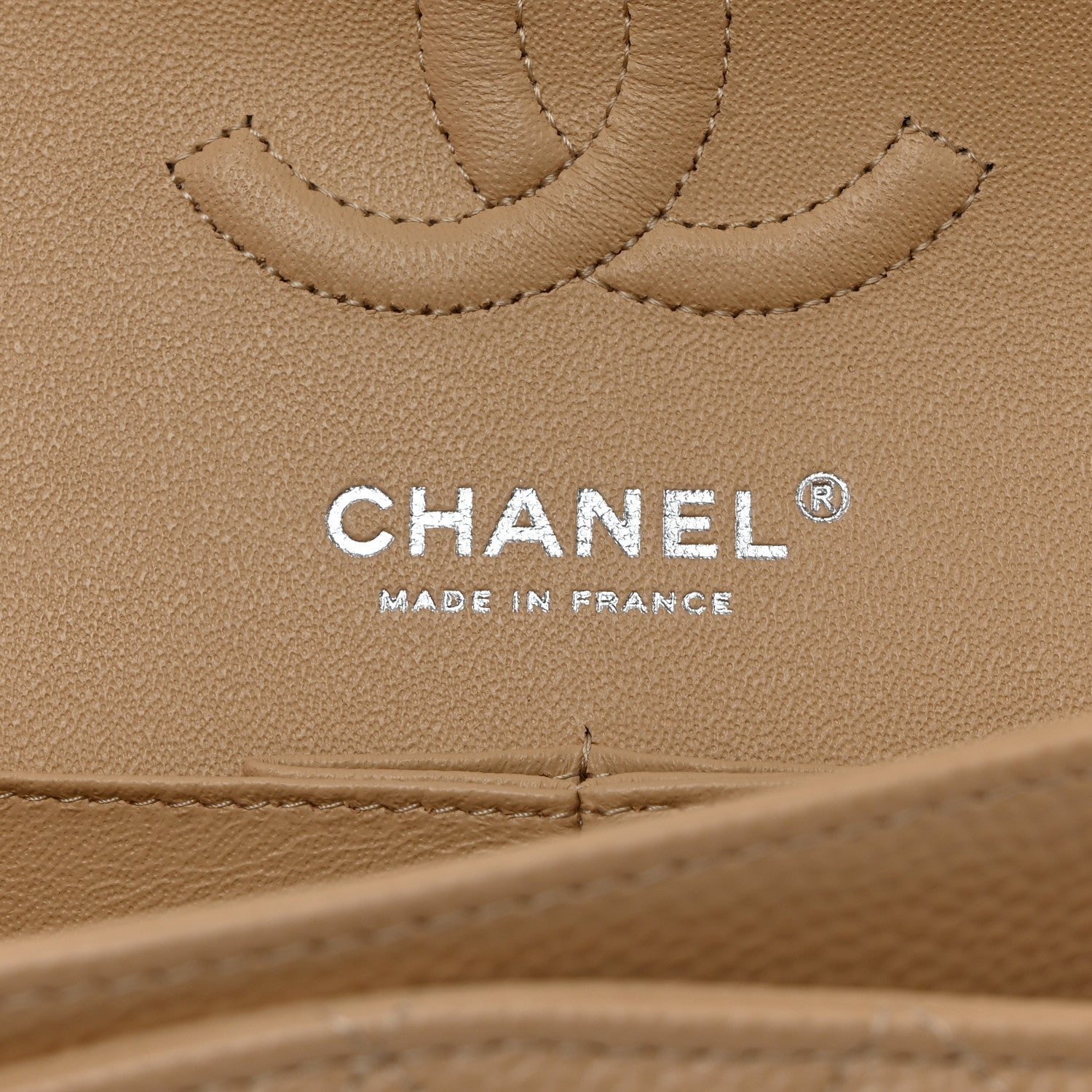 Chanel Caviar Quilted Small Double Flap Beige 6 of 10