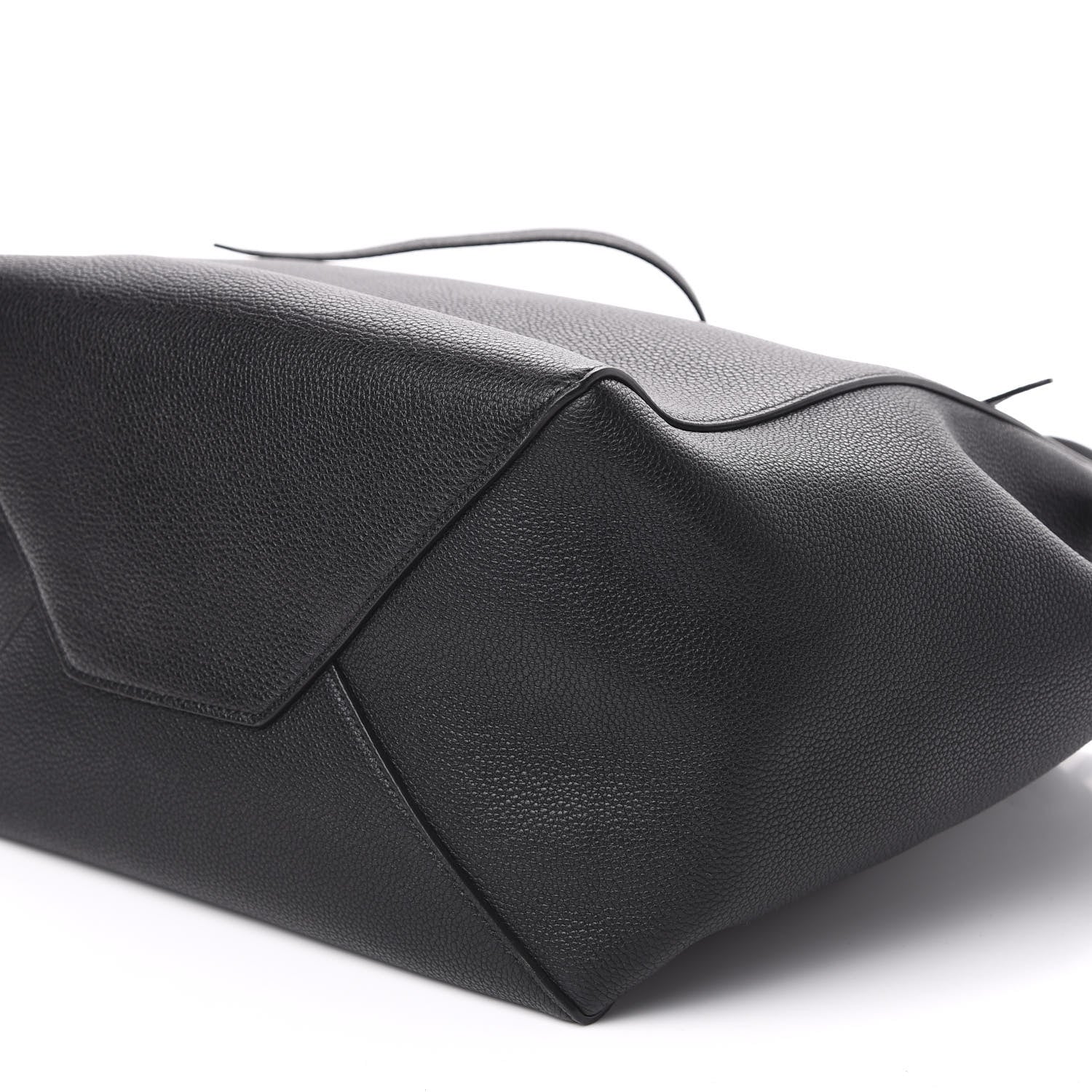 Celine Soft Grained Calfskin Small Belt Cabas Phantom Black 9 of 9