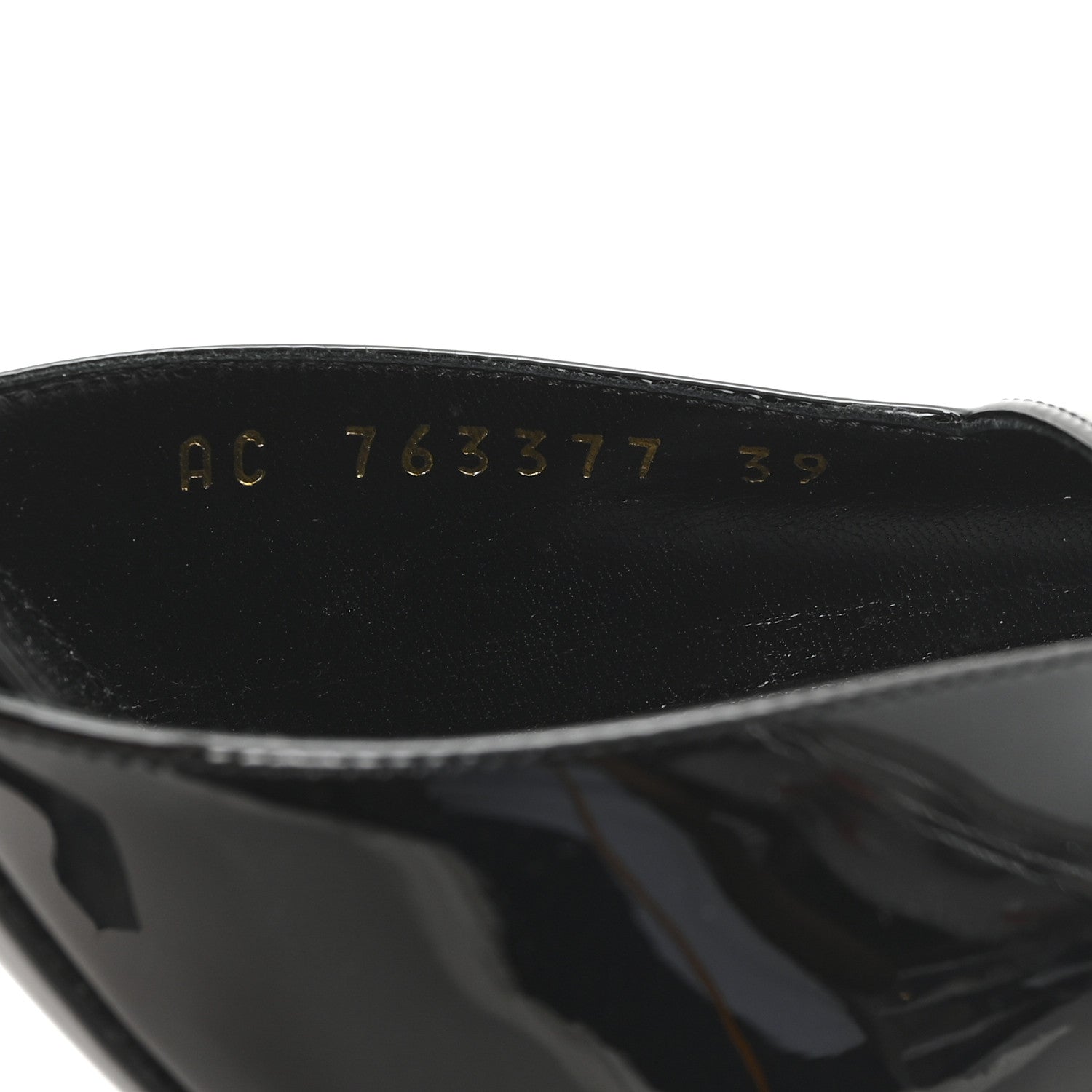 Saint Laurent Patent Crystal Anouk 115 Ankle Strap Pumps 38 Black 9 of 9