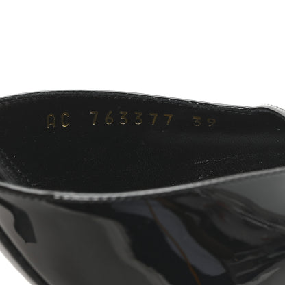 Saint Laurent Patent Crystal Anouk 115 Ankle Strap Pumps 38 Black 9 of 9