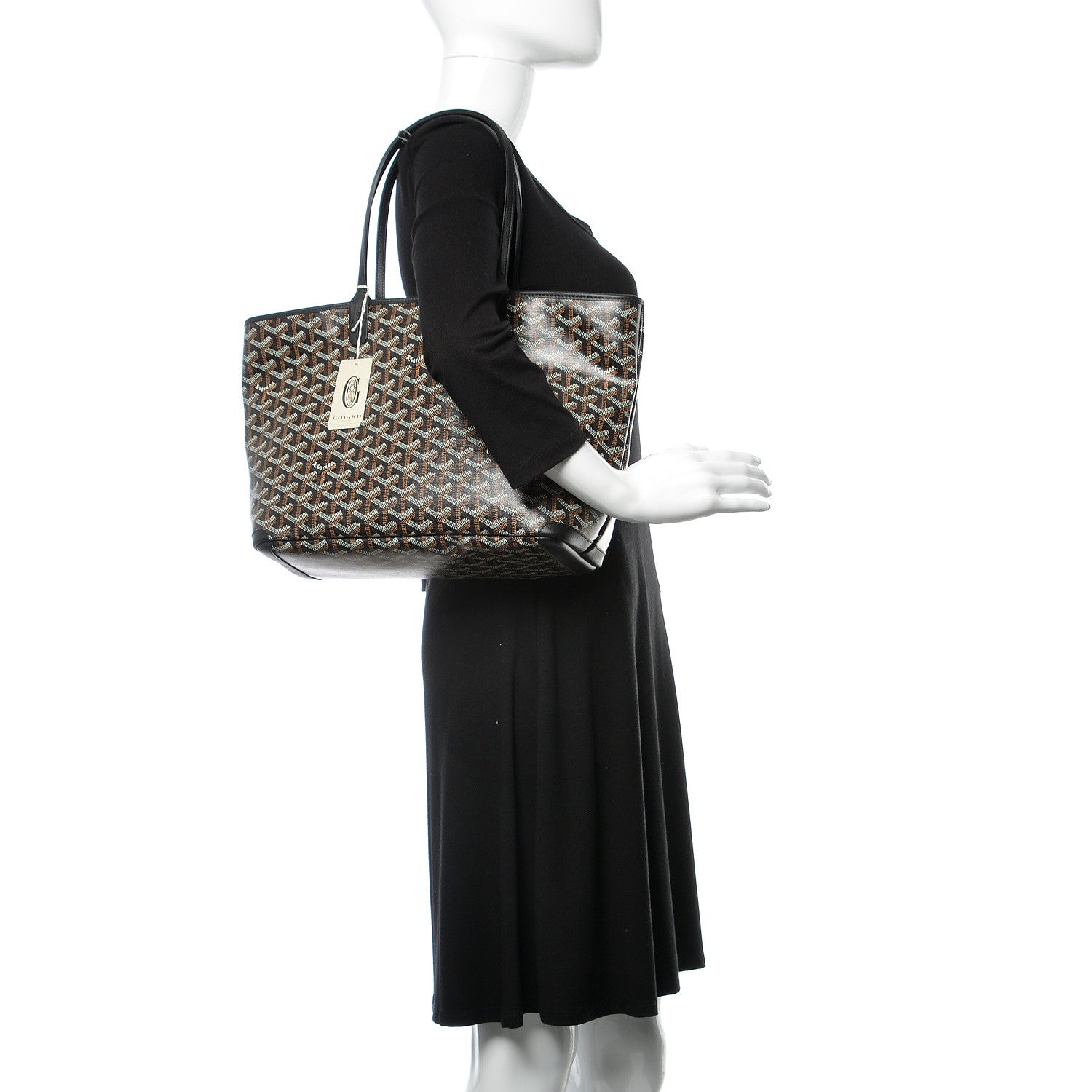 Goyard Goyardine Artois PM Black 391544 – FASHIONPHILE