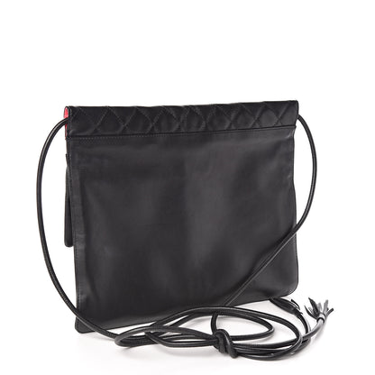 Chanel Calfskin Quilted Cambon Multipocket Shoulder Bag Black 3 of 11