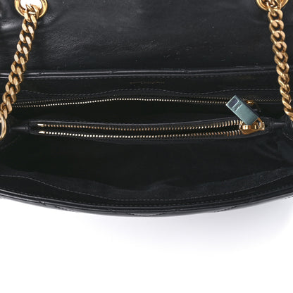 Saint Laurent Calfskin Y Quilted Monogram Medium Loulou Chain Satchel Black 5 of 10