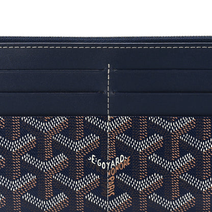 Goyard Goyardine Insert Louise Wallet Navy 7 of 8