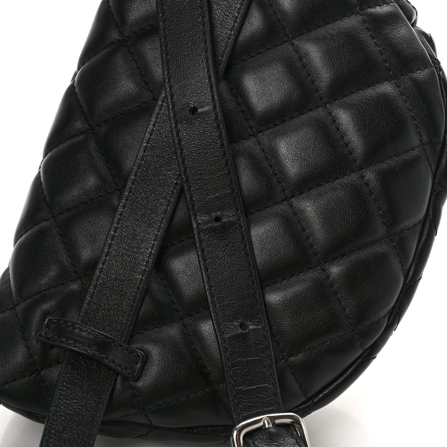 Chanel Calfskin Quilted Waist Belt Bag Black 13 of 16