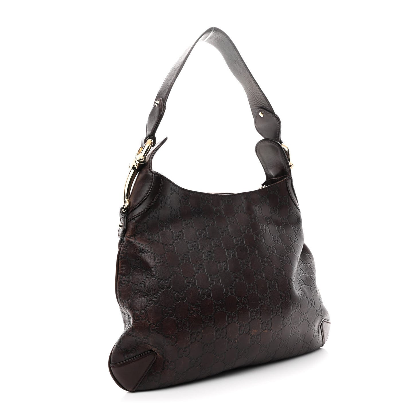 Guccissima Creole Hobo Chocolate