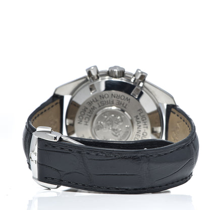 Omega Stainless Steel Alligator 42mm Speedmaster Moonwatch Professional Chronograph Manual Winding Watch Black 311.33.42.30.01.001 4 of 12