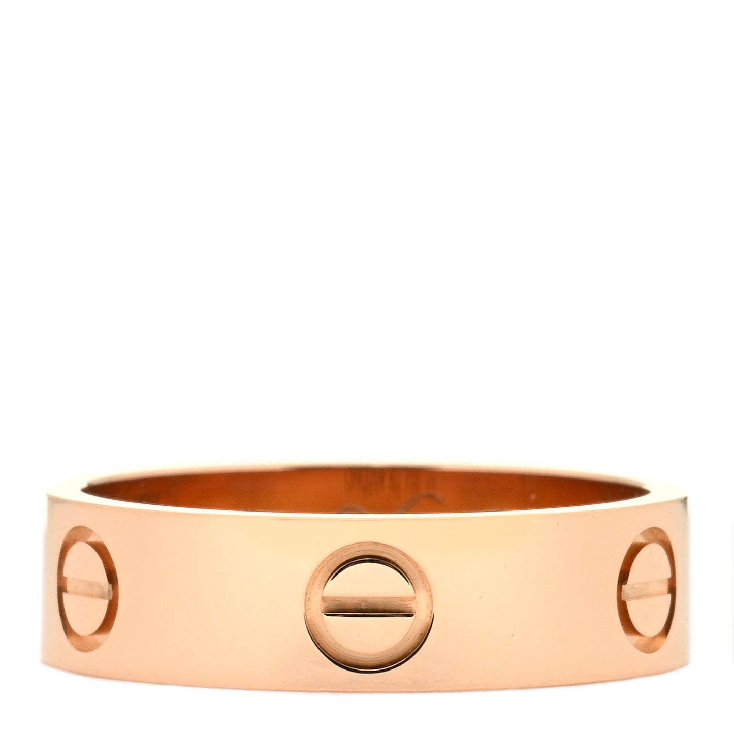 18K Pink Gold 5.5mm LOVE Ring 57 8