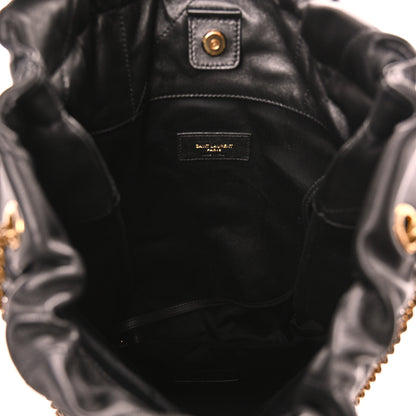 Saint Laurent Lambskin Matelasse Monogram Medium Jamie 4.3 Pochon Black Black 6 of 12