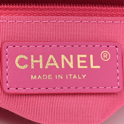 Chanel Lambskin Quilted Perfect Meeting Hobo Pink 6 of 8