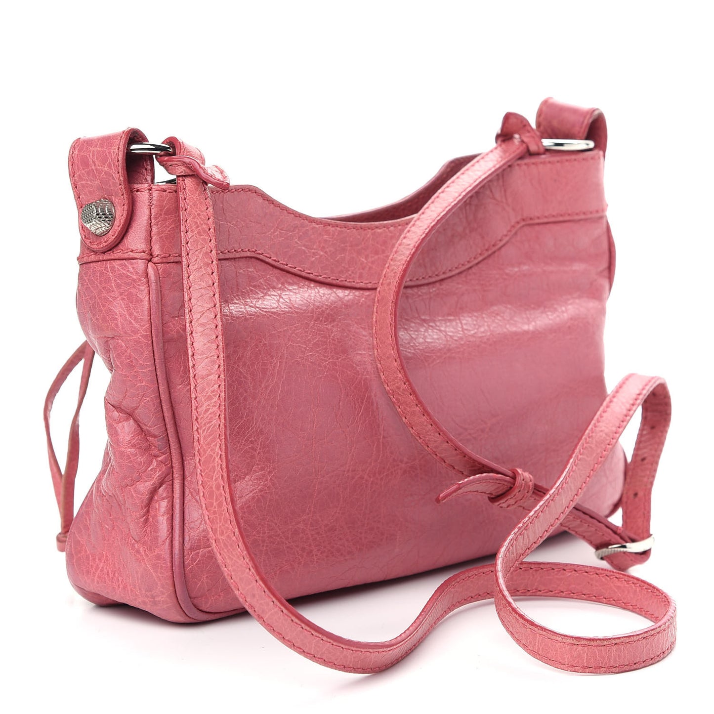 Agnue Giant 12 Silver Hardware Hip Rose Bonbon