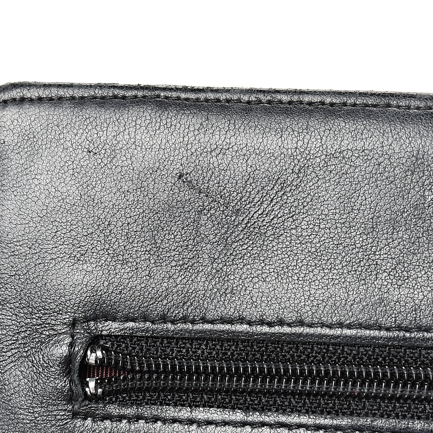 Chanel Lambskin Quilted Wallet On Chain WOC Black 12 of 24