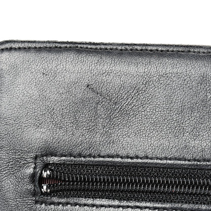 Chanel Lambskin Quilted Wallet On Chain WOC Black 12 of 24