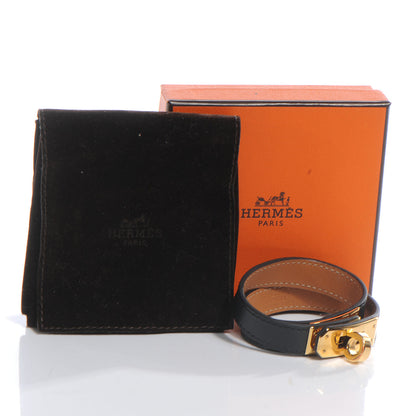 Hermes Chamonix Kelly Double Tour Bracelet XS Black 5 of 8