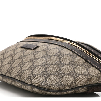 Gucci GG Supreme Monogram Belt Bag Dark Brown 10 of 10