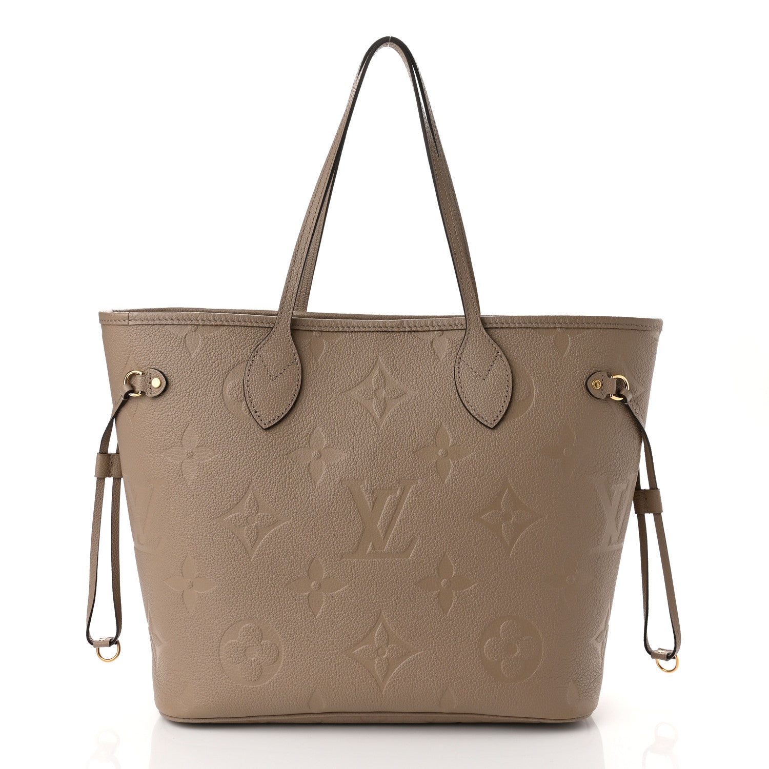 Louis Vuitton Empreinte Monogram Giant Neverfull MM Tourterelle 3 of 10