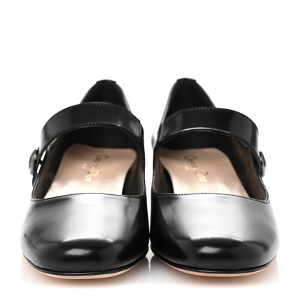 Christian Dior Brushed Calfskin Uniform 30mm Pumps 37 Black 3 of 10
