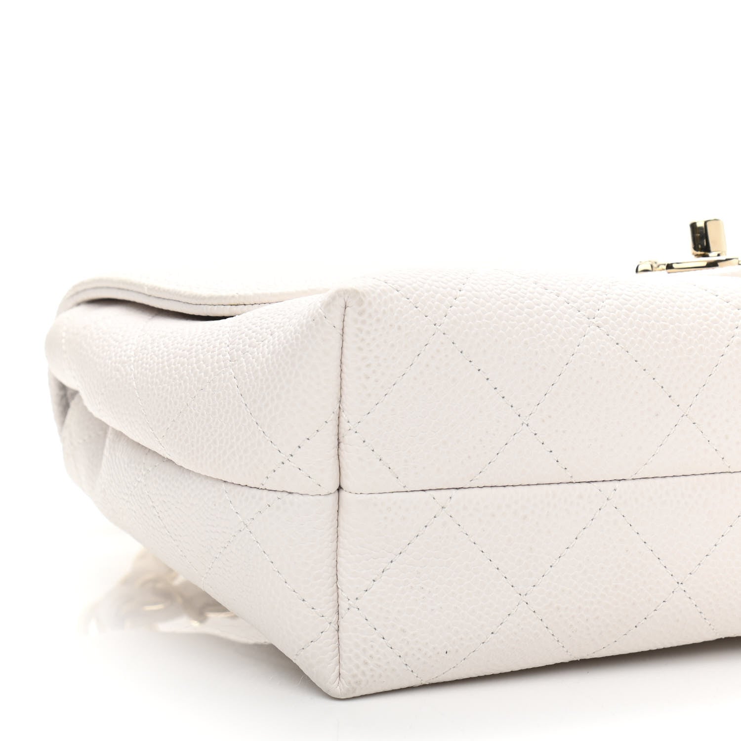 Chanel Caviar Quilted City Walk Flap White 9 of 10