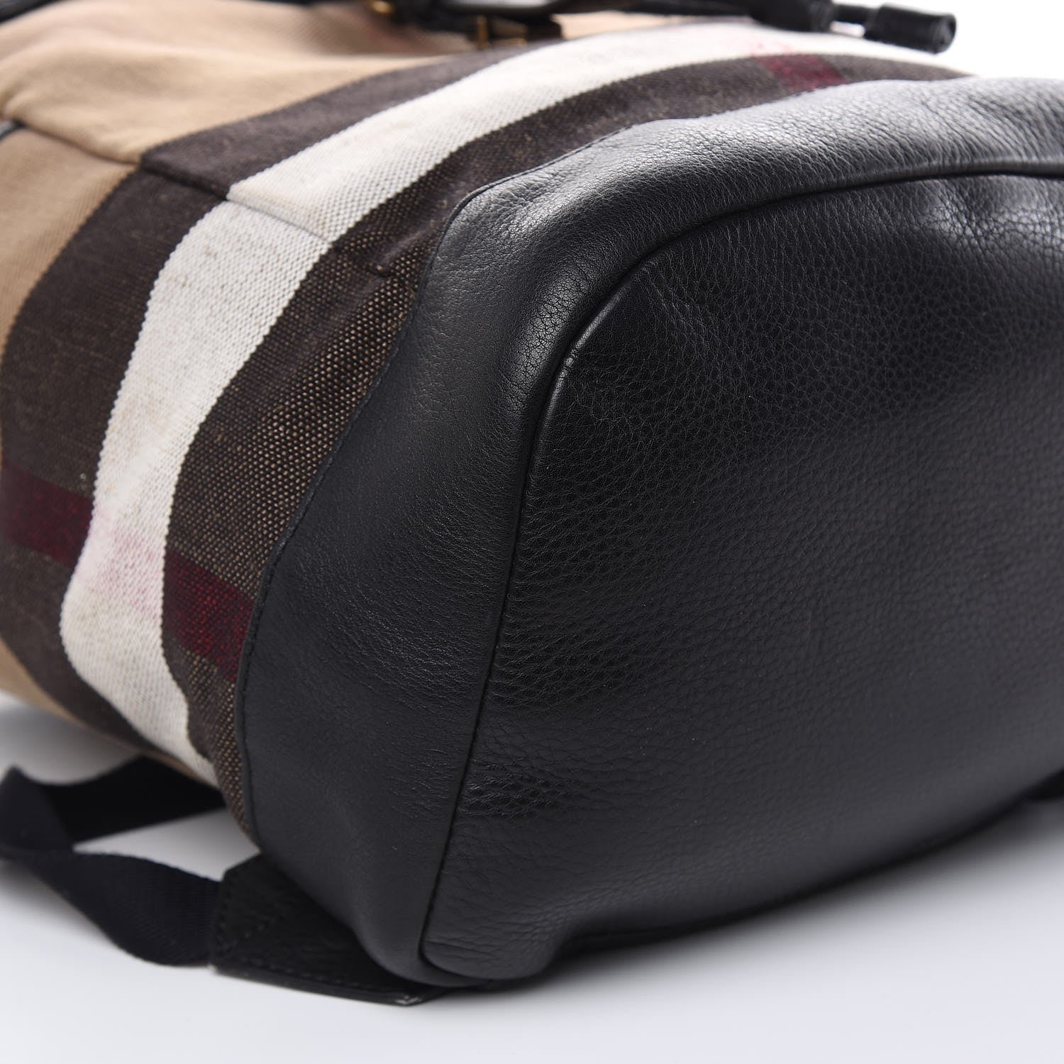 Burberry Canvas Mega Check Drifton Backpack Black 10 of 12