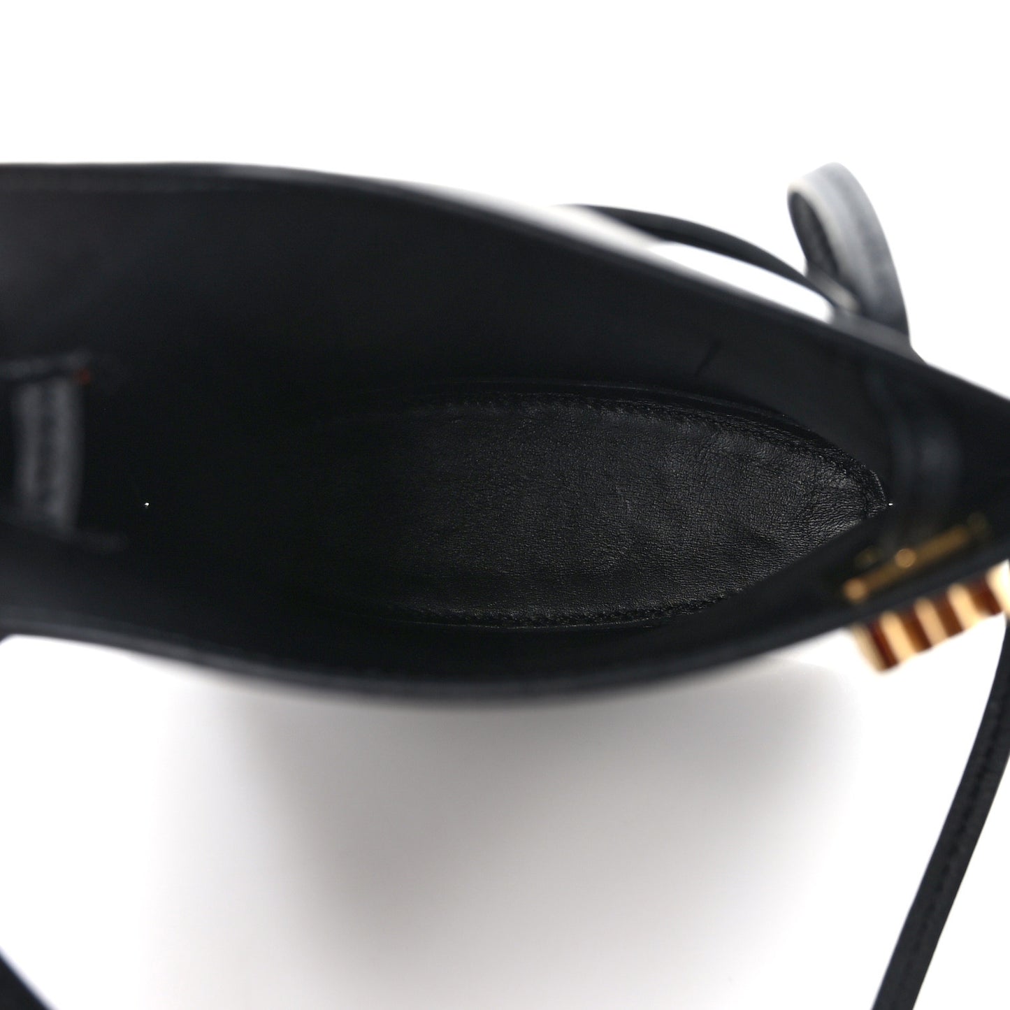 Smooth Calfskin Dice Pocket Black