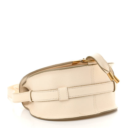 Chloe Grained Calfskin Small Marcie Round Crossbody Bag Misty Ivory 4 of 11
