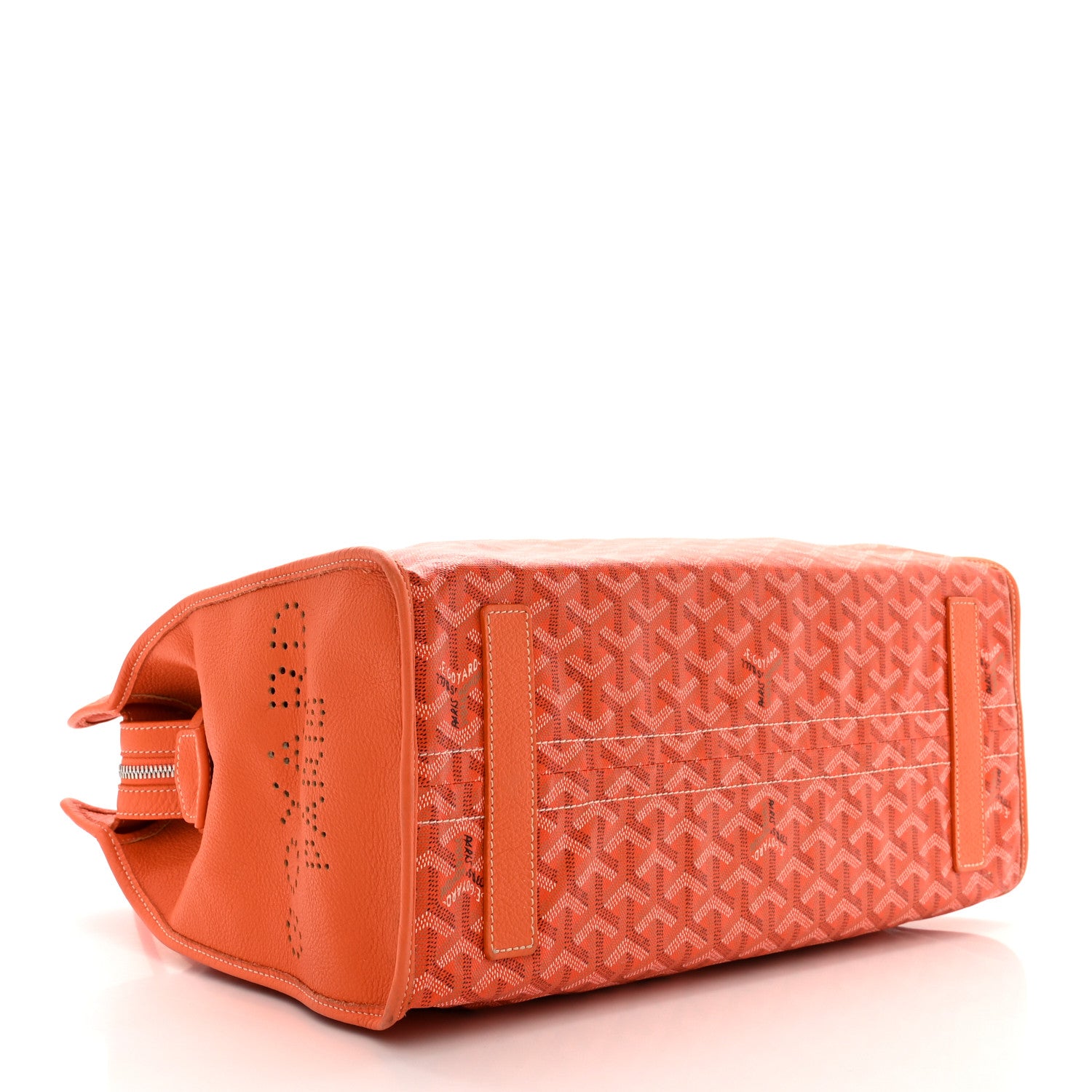 Goyard Goyardine Sac Hardy Pet Carrier PM Orange 5 of 14