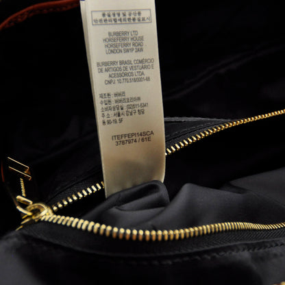 Burberry Haymarket Check Landscape Bag Tangerine 7 of 7