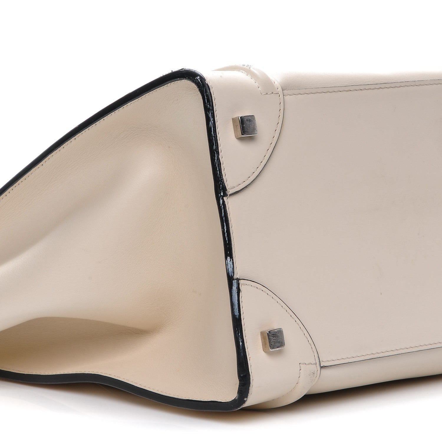 Celine Smooth Calfskin Mini Luggage Ivory 12 of 17