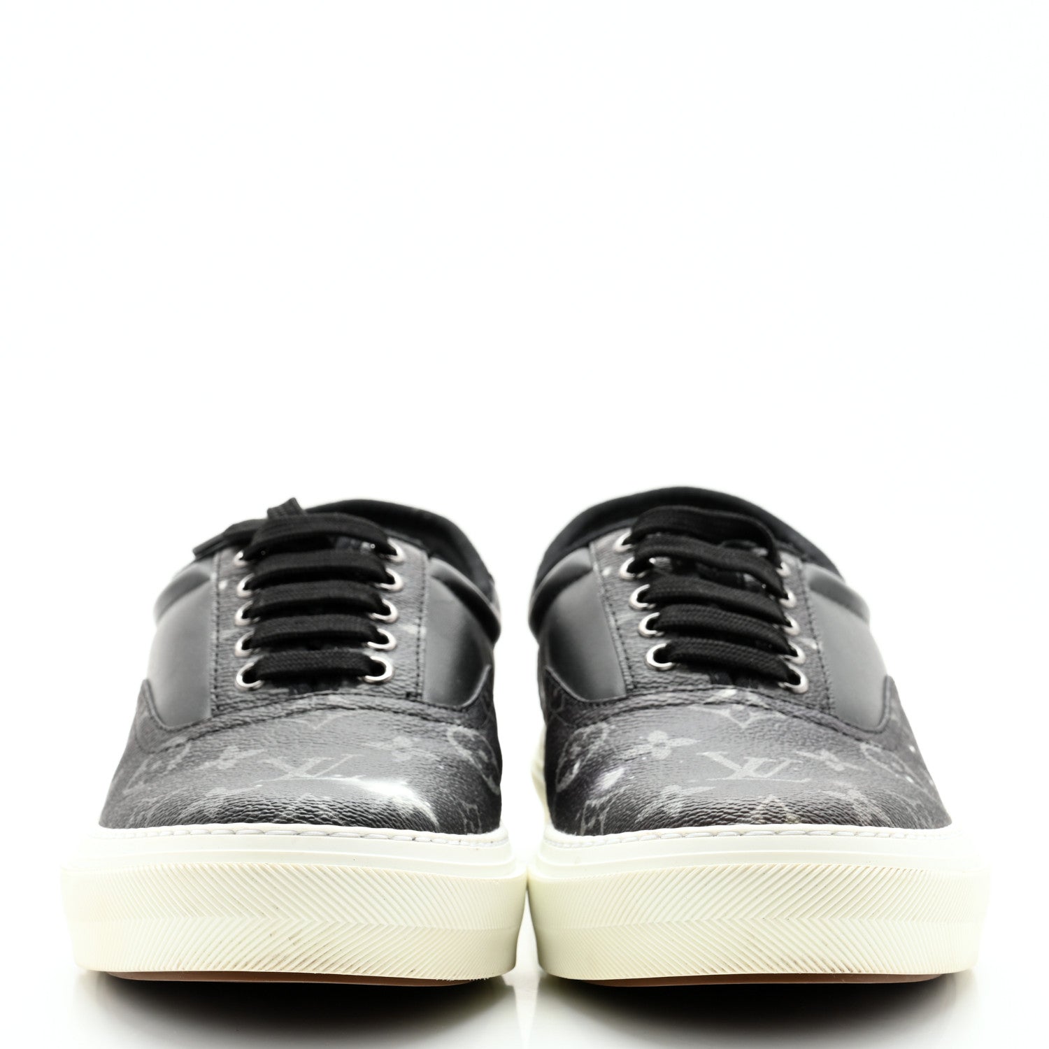 Louis Vuitton Monogram Galaxy Sneakers 7.5 Black 2 of 10