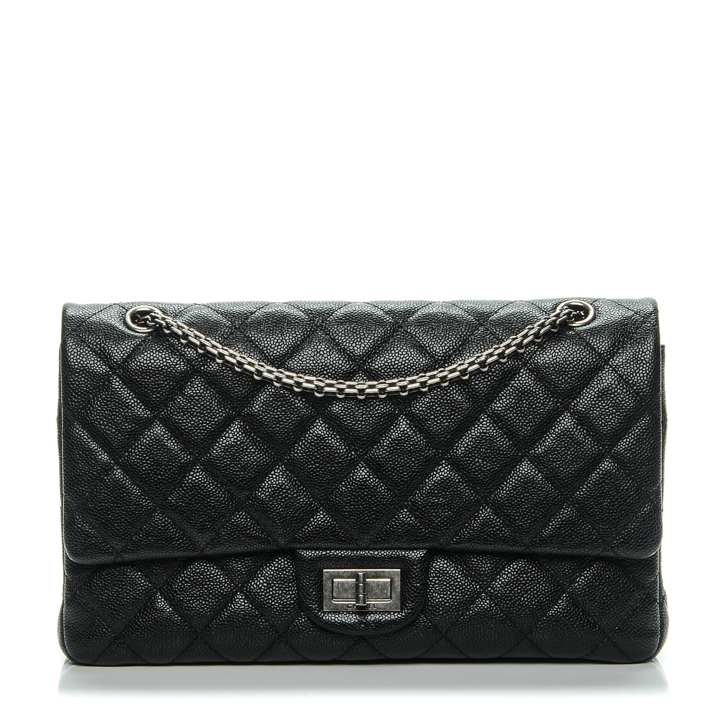 Caviar Quilted 2.55 Reissue 227 Flap Black