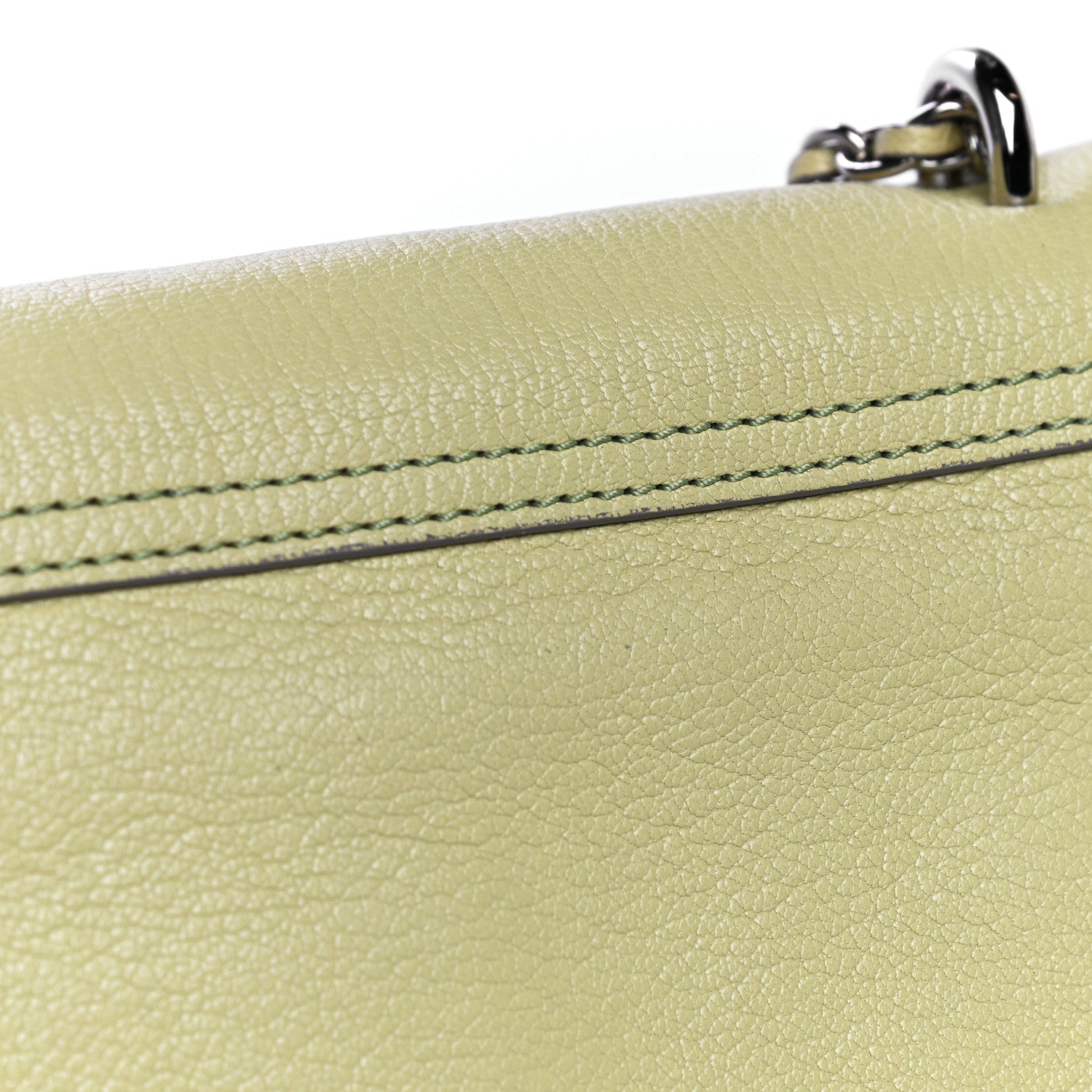 Mulberry Glossy Goatskin Small Lily Flap Pistachio 21 of 22