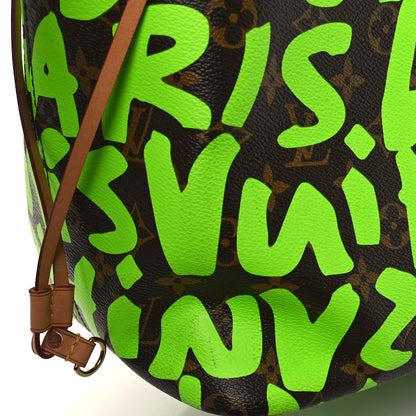 Louis Vuitton Monogram Graffiti Neverfull GM Green 14 of 14