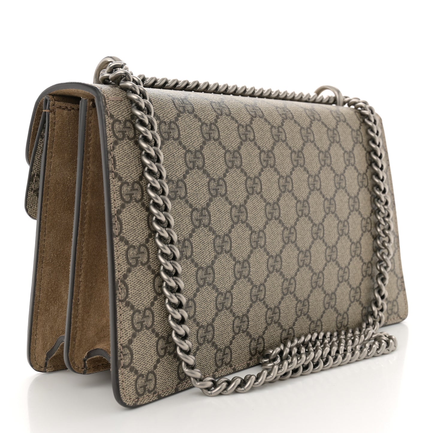GG Supreme Monogram Small Dionysus Shoulder Bag Taupe